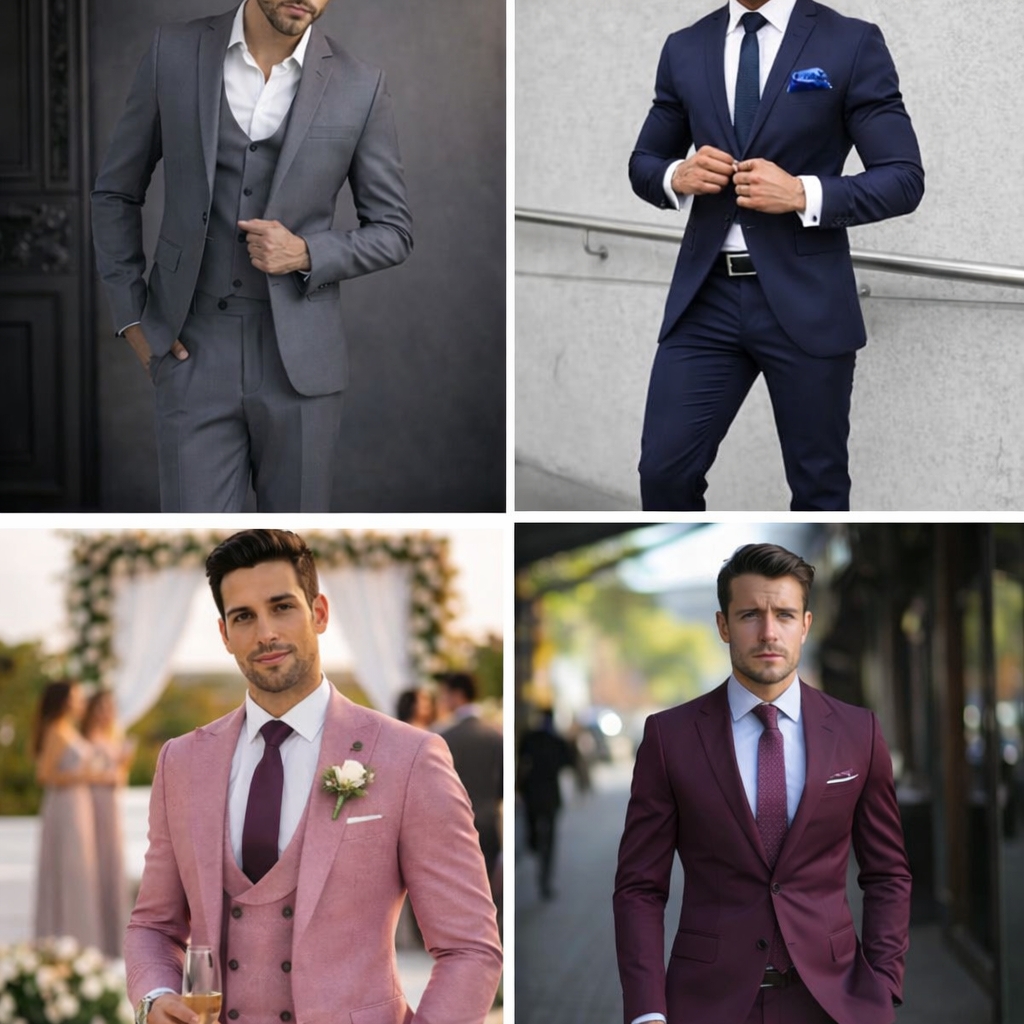 Ternos estilo Slim Fit modernos